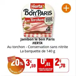 Coccimarket Jambon le bon paris herta offre