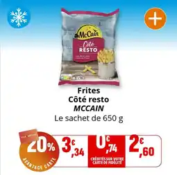 Coccimarket Frites côté resto mccain offre