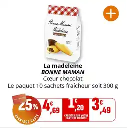 Coccimarket La madeleine bonne maman offre