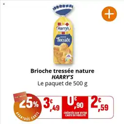 Coccimarket Brioche tressée nature harry's offre