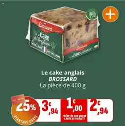 Coccimarket Le cake anglais brossard offre