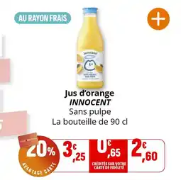 Coccimarket Jus d'orange innocent offre