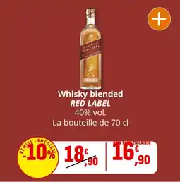 Coccimarket Whisky blended red label offre