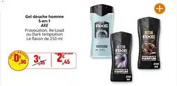 Coccimarket Gel douche homme 5 en 1 axe offre