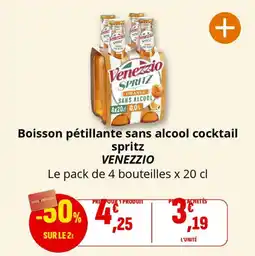 Coccinelle Express Boisson pétillante sans alcool cocktail spritz venezzio offre