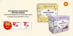 Coccinelle Express Eau gazeuse aromatisée san pellegrino offre