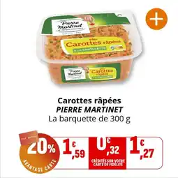 Coccinelle Express Carottes râpées pierre martinet offre