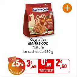 Coccinelle Express Coq' ailes maître coq offre