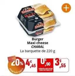 Coccinelle Express Burger maxi cheese charal offre