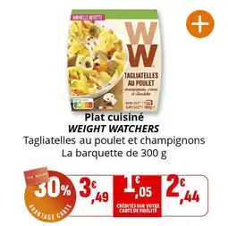 Coccinelle Express Plat cuisiné weight watchers offre