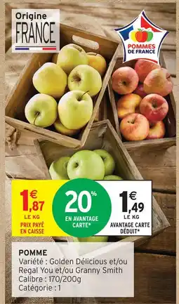 Intermarché Hyper Pommes offre