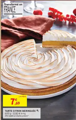 Intermarché Hyper Tarte citron meringuée offre