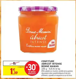 Intermarché Hyper Bonne maman abricot intense offre