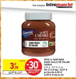 Intermarché Hyper Ivoria pâte à tartiner sans huile de palme offre
