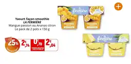 Coccinelle Express Yaourt façon smoothie la fermière offre