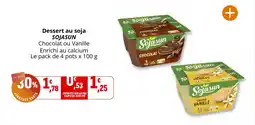 Coccinelle Express Dessert au soja sojasun offre