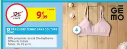 Intermarché Hyper Gemo brassiere femme sans couture offre