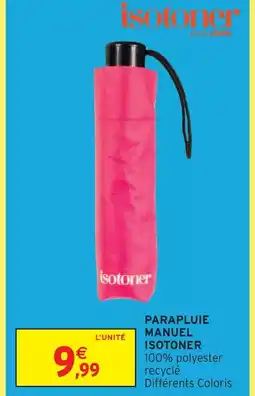 Intermarché Hyper Isotoner parapluie manuel offre