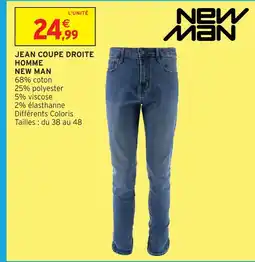 Intermarché Hyper New man jean coupe droite homme offre