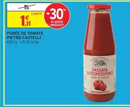 Intermarché Hyper Pietro castelli purée de tomate offre