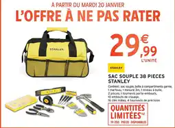 Intermarché Hyper Stanley sac souple 38 pièces offre
