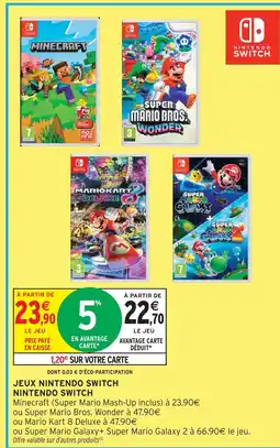 Intermarché Hyper Minecraft (super mario mash-up inclus) offre