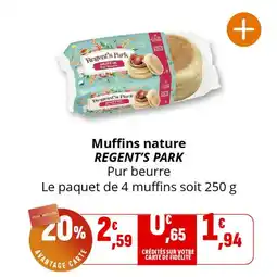Coccinelle Express Muffins nature regent's park offre