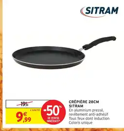 Intermarché Sitram crêpière 28cm offre