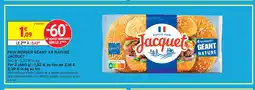 Intermarché Jacquet pain burger géant x4 nature offre