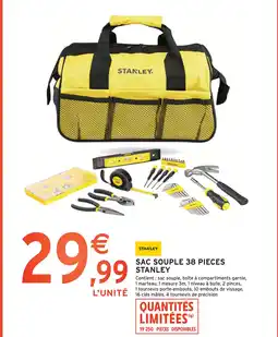 Intermarché Stanley sac souple 38 pièces offre
