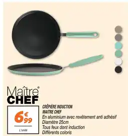 Netto Maître maitre chef crêpière induction offre