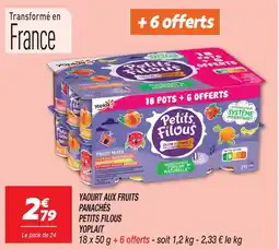 Netto Petits filous yaourt aux fruits panachés offre