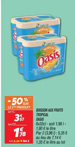 Netto Oasis boisson aux fruits tropical offre