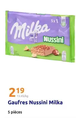 Action Milka - gaufres nissini offre