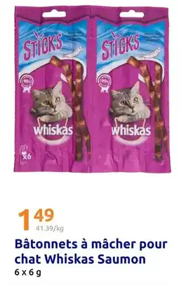 Action Whiskas - batonnets à mâcher pour chat offre