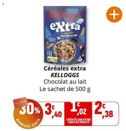 Coccinelle Express Céréales extra kelloggs offre