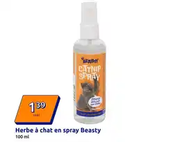 Action Berbe à chat en spray offre