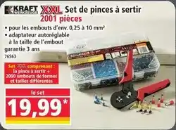 Norma Kraft - set de pinces à sertir offre