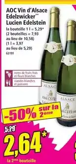Norma Lucien edelstein - aoc vin d'alsace edelzwicker offre