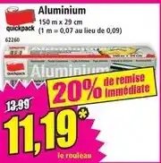 Norma Quickpack - aluminium offre