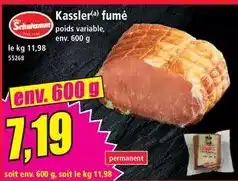 Norma Kassler fumé offre