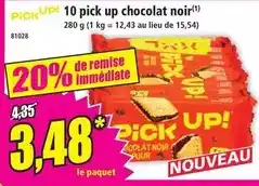 Norma Pick up - 10 chocolat noir offre
