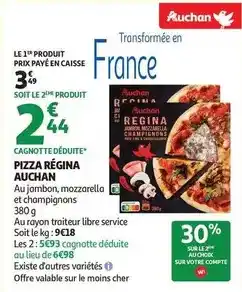 Auchan Supermarché Auchan - pizza régina offre