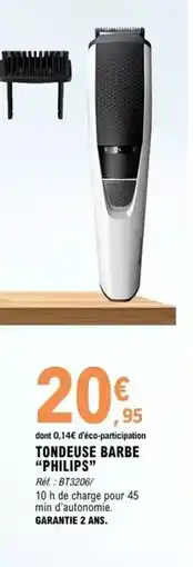 E.Leclerc Philips - tondeuse barbe offre