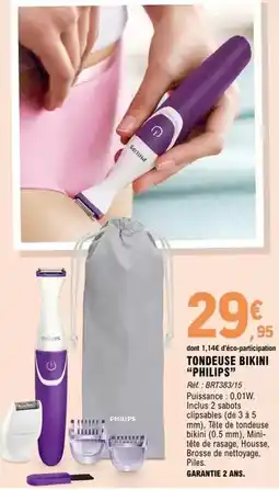 E.Leclerc Philips - tondeuse bikini pillips offre