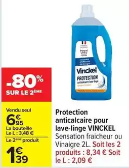 Carrefour My - protection anticalcaire pour lave-linge offre