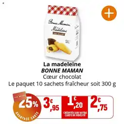 Coccinelle Express La madeleine bonne maman offre