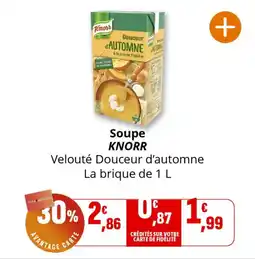 Coccinelle Express Soupe knorr offre