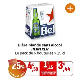 Coccinelle Express Bière blonde sans alcool heineken offre