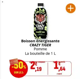 Coccinelle Express Boisson énergissante crazy tiger offre
